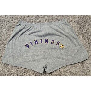 NFL Minnesota Vikings Athletic Cotton shorts Vikings Booty Gray size Large